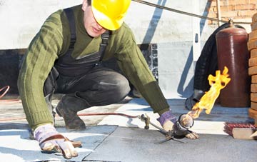 Nigg Ferry flat roof construction